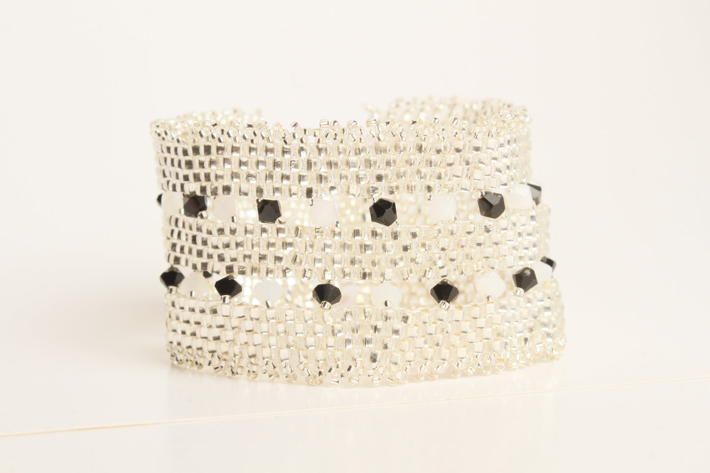Crystal white and black