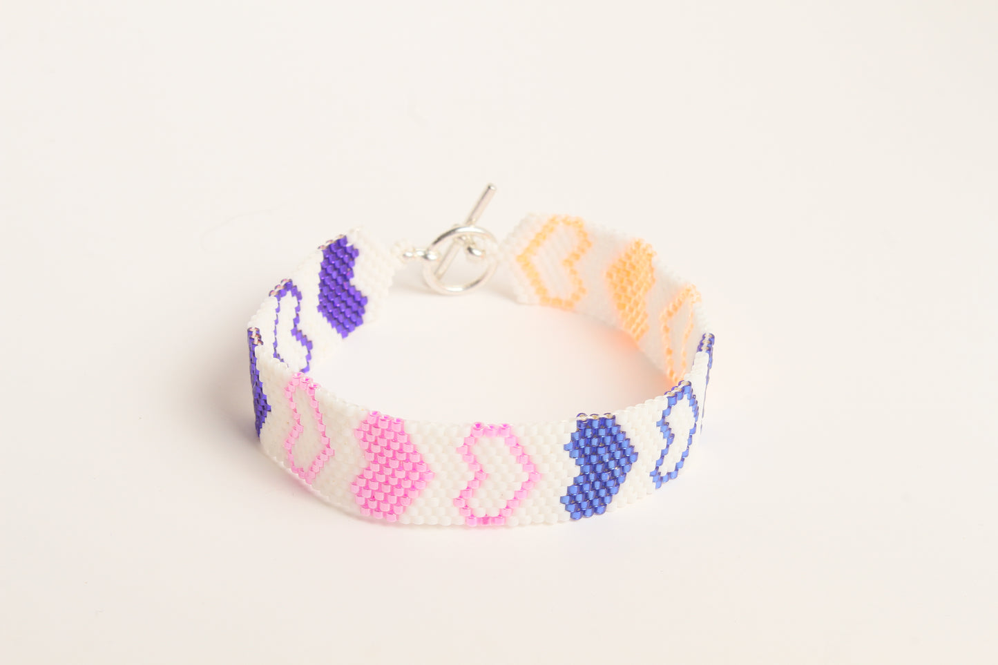 Pink blue and yellow (thin)