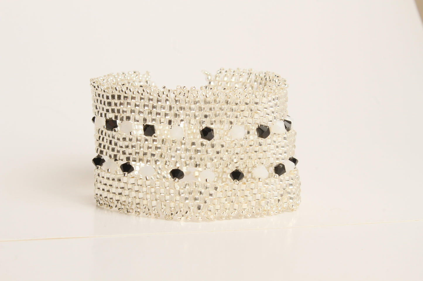 Crystal white and black